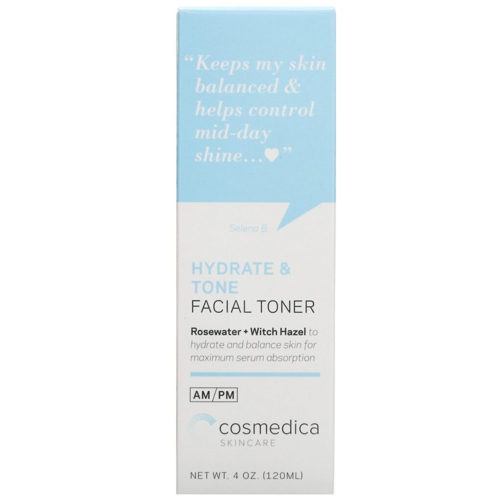 Cosmedica Skincare, Tônico Facial Hydrate & Tone, Água de Rosas + Hamamélia, 4 oz (120 ml) - Imagem 2