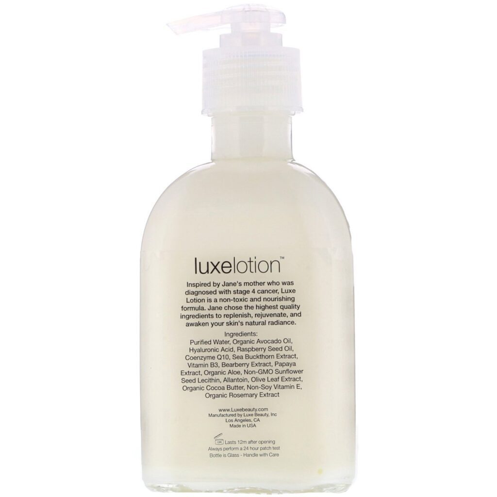 LuxeBeauty, Luxe Lotion, Luxury Face, Neck & Hand Moisturizer, Unscented, 8.5 fl oz (251 ml) - Imagem 2