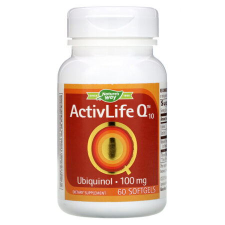 Nature's Way, ActivLife Q10, 100 mg, 60 Cápsulas Gelatinosas