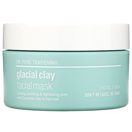 Skin&Lab, Dr. Pore Tightening, Máscara Facial de Argila Glacial, 3,52 oz (100 g)