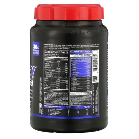 ALLMAX Nutrition, AllWhey Classic, 100% Proteína Whey, Chocolate, 907 g (2 lbs) - Image 2