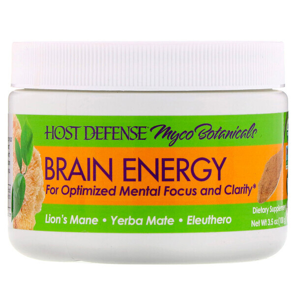 Fungi Perfecti, Myco Botanicals, Energia Cerebral, 3,5 oz (100 g)