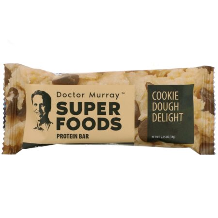 Dr. Murray's, Superfoods Protein Bars, Cookie Dough Delight, 12 Bars, 2.05 oz (58 g) Each - Image 3