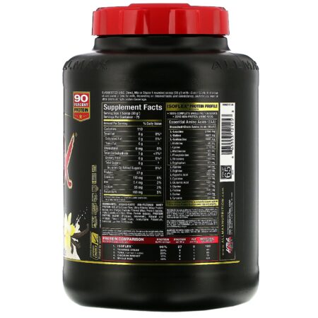 ALLMAX Nutrition, Isoflex, Isolado de Proteína Whey Puro (Filtragem de Partículas Carregadas de Íon WPI), Baunilha, 2,27 kg (5 lbs) - Image 2