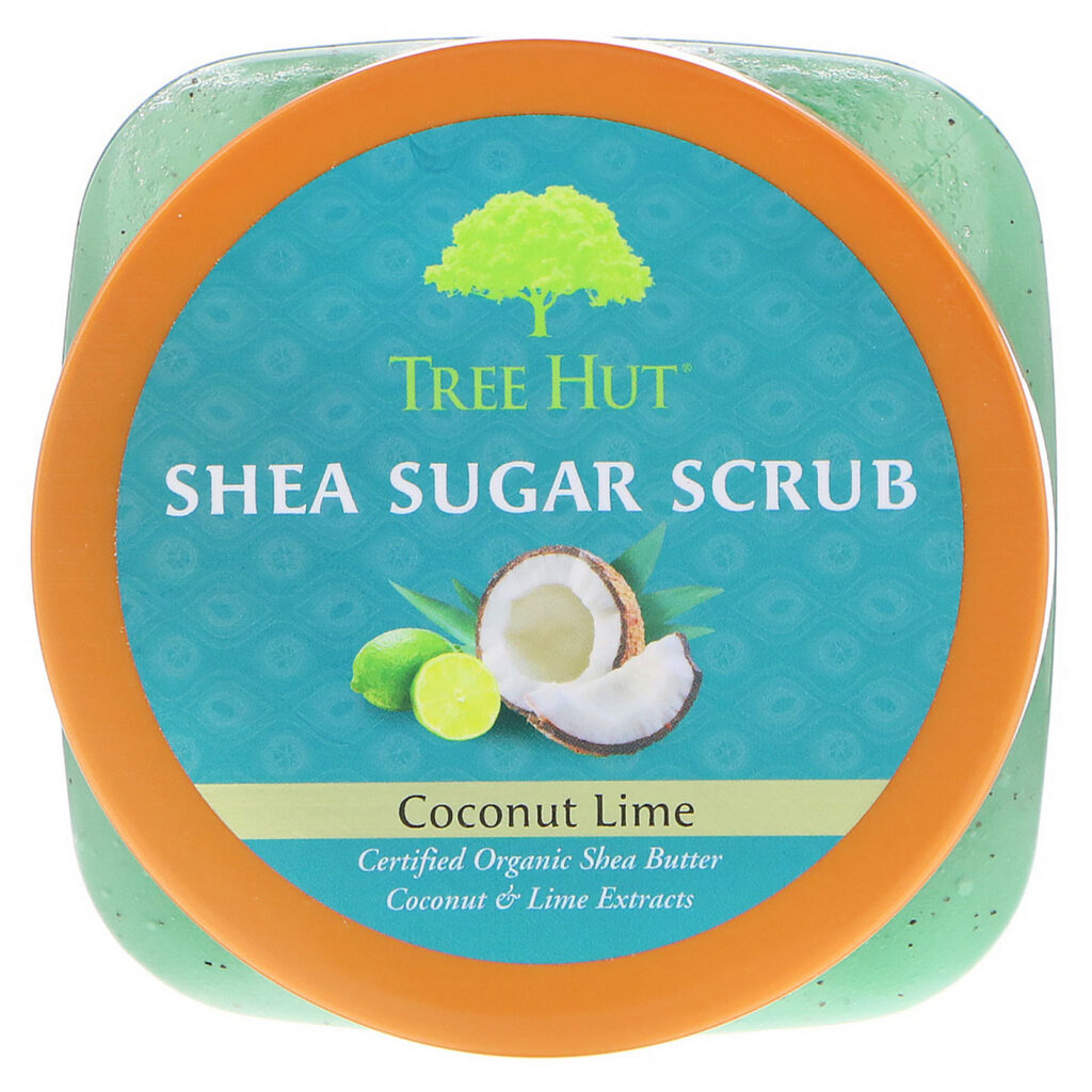 Tree Hut, Esfoliante com Açúcar e Karité, Coco Limão, 510 g (18 oz) - Imagem 3