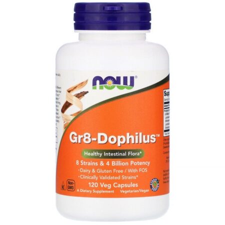 Now Foods, Gr8-Dophilus, 120 Cápsulas Vegetais