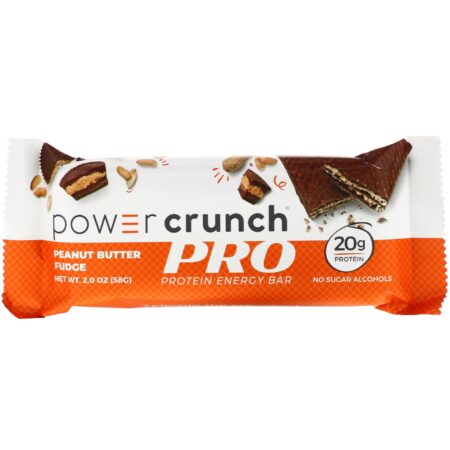 BNRG, Power Crunch Protein Energy Bar, PRO, Peanut Butter Fudge, 12 Bars, 2 oz (58 g) Each - Image 4