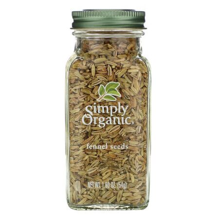 Simply Organic, Sementes de Funcho, 1.90 oz (54 g)