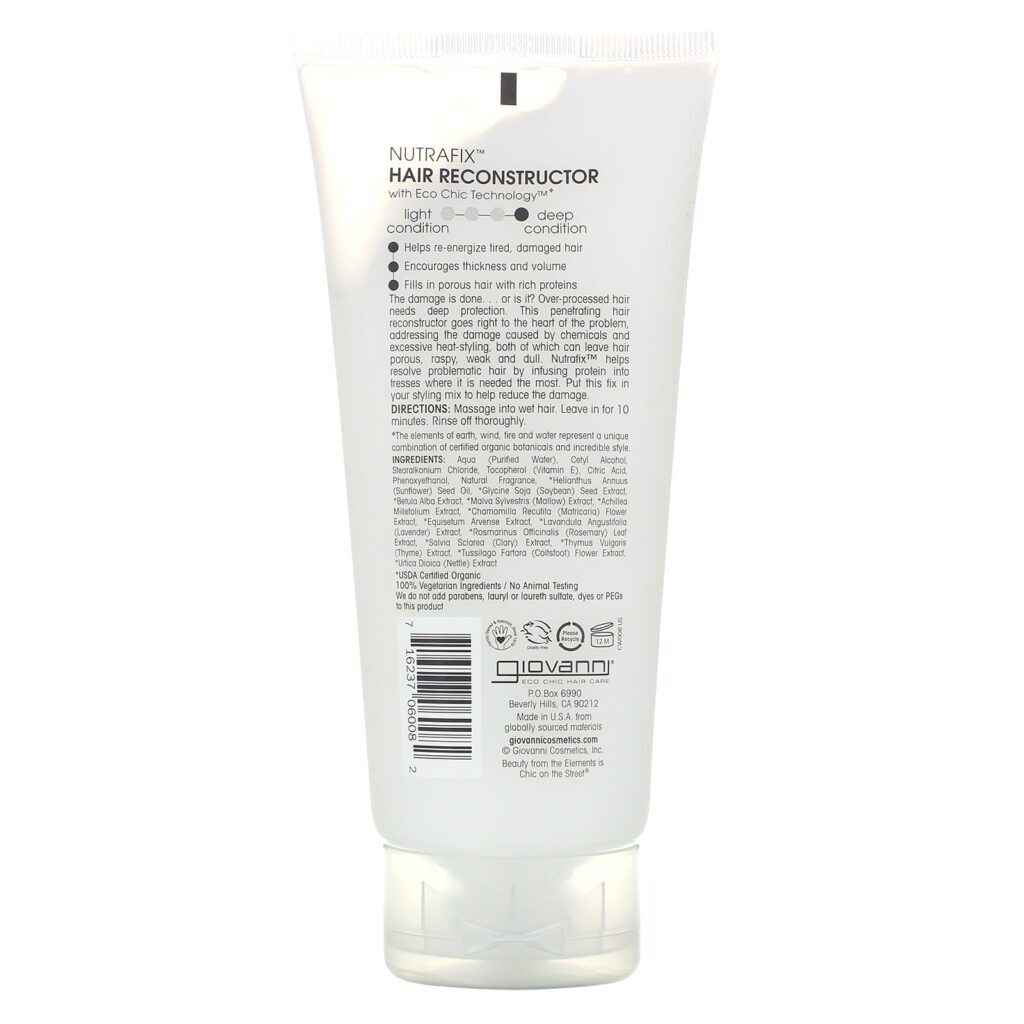 Giovanni, Reconstrutor Capilar Nutrafix, 200 ml (6,8 oz) - Imagem 2