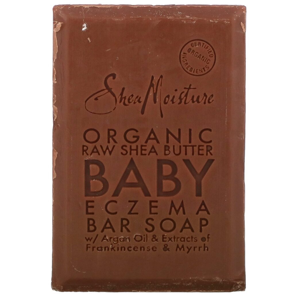 SheaMoisture, Sabonete em Barra Baby Eczema, Camomila de Karité Pura e Óleo de Argan, 5 oz (141 g) - Imagem 3