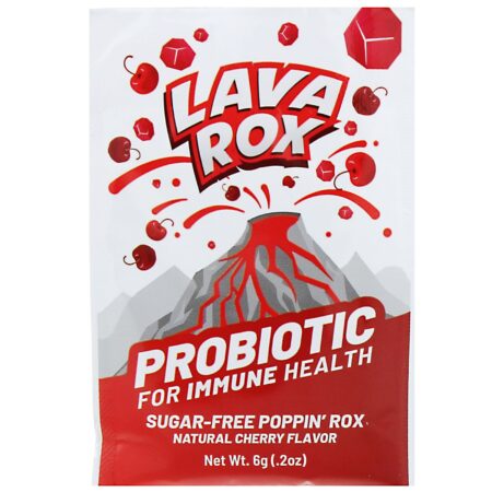 Advanced Orthomolecular Research AOR, Lava Rox, Probiótico para Saúde Imunológica, Sabor Natural de Cereja, 24 Envelopes, 6 g (0,2 oz) Cada - Image 4