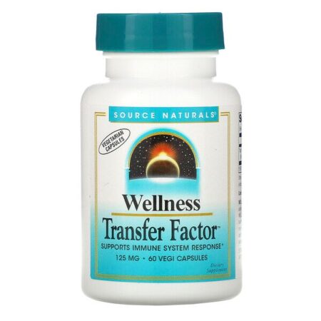 Source Naturals, Fator de Transferência de Bem-Estar, 125 mg, 60 Cápsulas Vegetais