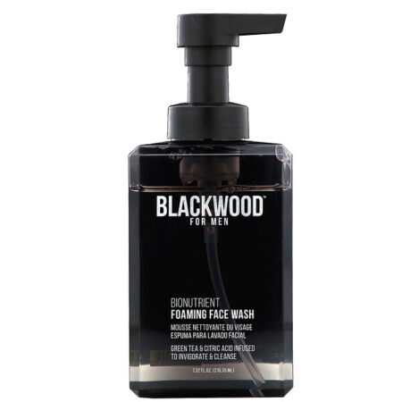 Blackwood For Men, Bionutrient, espuma de limpeza facial, masculina, 216,35 ml