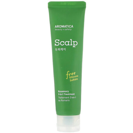 Aromatica, Rosemary 3-in-1 Scalp Treatment, 3.72 fl oz (110 ml)