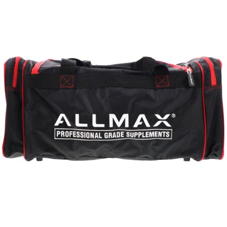 ALLMAX Nutrition, Bolsa de Ginástica Premium ALLMAX, Preta e Vermelha, 1 Bolsa - Image 2