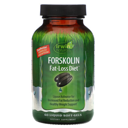 Irwin Naturals, Forskolin, Fat-Loss Diet, 60 Cápsulas em Gel Líquidas