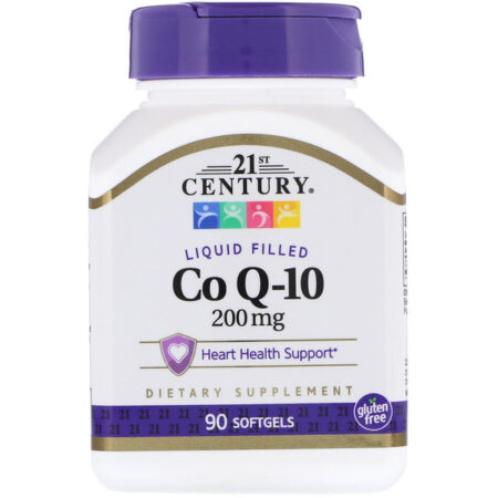 21st Century, Co Q-10, 200 mg, 90 cápsulas gelatinosas