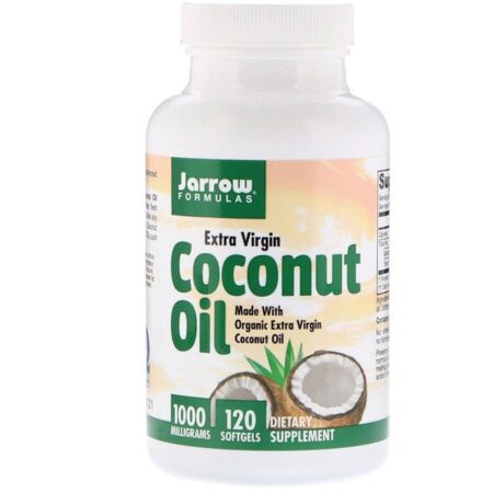 Jarrow Formulas, Coconut Oil, Extra Virgin, 1.000 mg, 120 Cápsulas Softgel