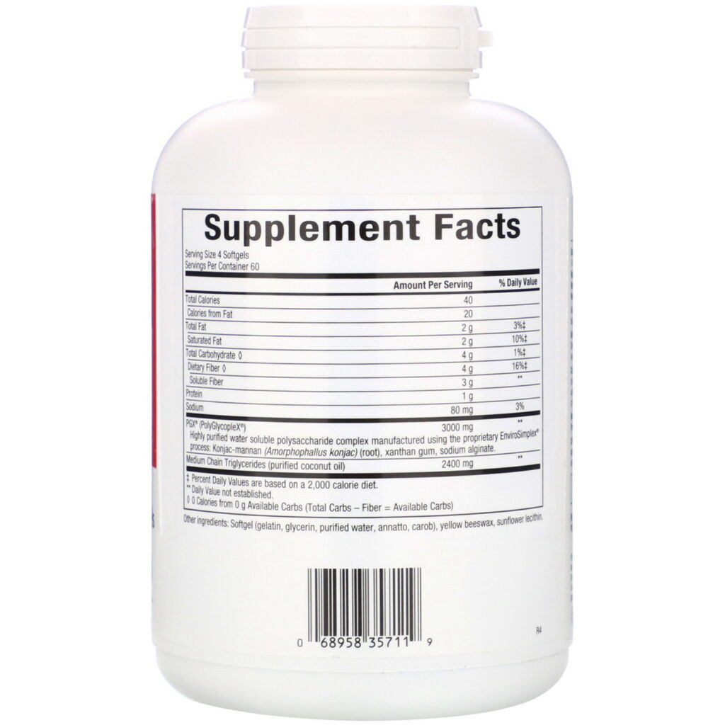 Natural Factors, PGX Diário, Softgels Ultra Matrix, 750 mg, 240 Softgels - Imagem 2