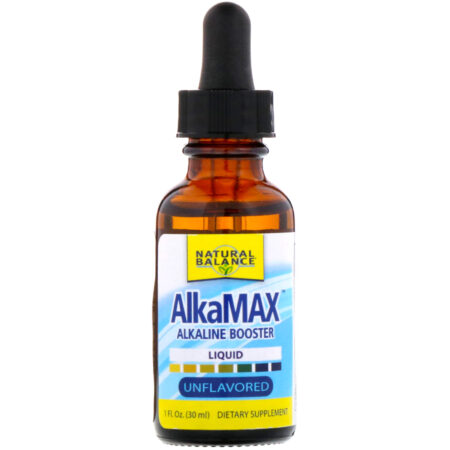 Natural Balance, AlkaMax, Líquido Alcalino Estimulante, Sem Sabor, 1 fl oz (30 ml) - Image 3