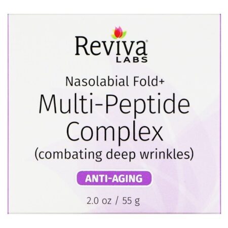 Reviva Labs, Nasolabial Fold +, Complexo Multipéptido, 55 g (2 oz)