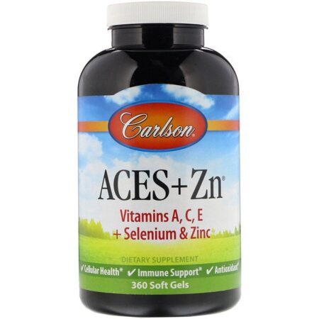 Carlson Labs, Aces + Zn, 360 Cápsulas Gelatinosas