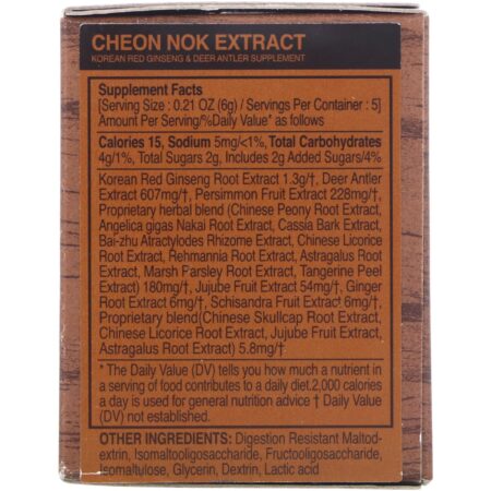 Cheong Kwan Jang, Cheon Nok Extract, Korean Red Ginseng & Deer Antler, 1.06 oz (30 g) - Image 2