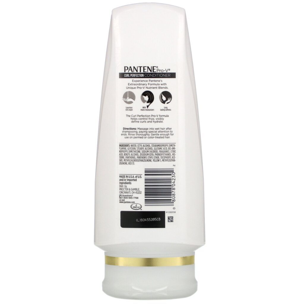 Pantene, Pro-V, Curl Perfection Conditioner, 12 fl oz (355 ml) - Imagem 2