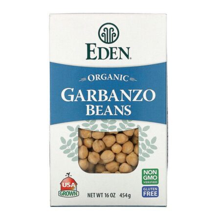 Eden Foods, Grão de bico orgânico, 16 oz (454 g)