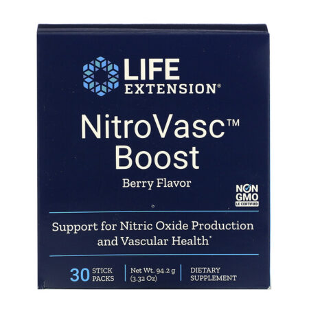 Life Extension, NitroVasc Boost, Sabor Frutos Silvestres, 30 Pacotes