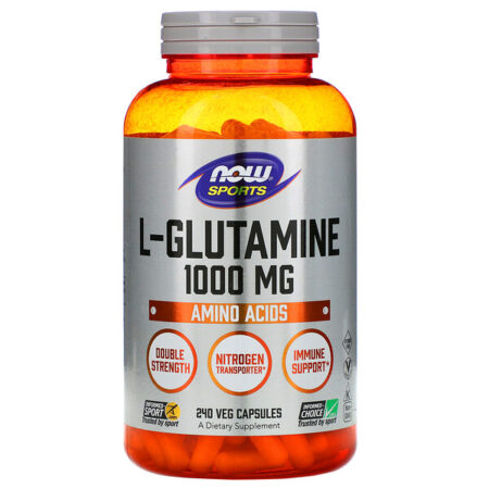 Now Foods, Sports, L-Glutamine, 1,000 mg, 240 Capsules