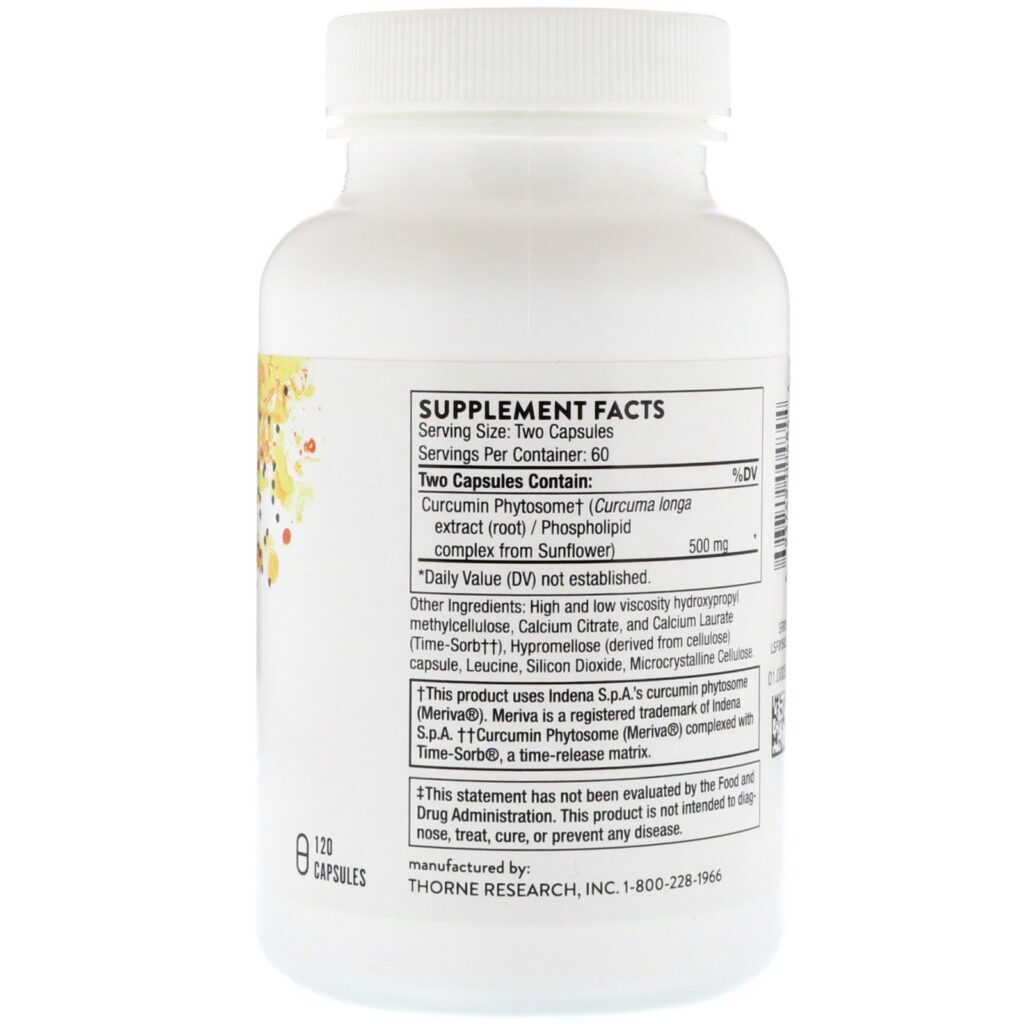 Thorne Research, Meriva-SF, 120 Capsules - Imagem 2