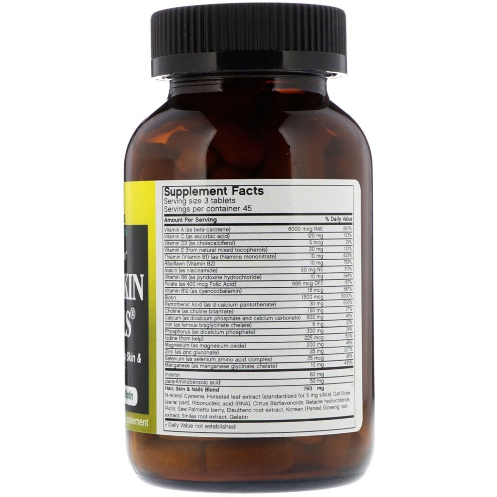 FutureBiotics, Nutrição para Homens, Hair, Skin & Nails, 135 Comprimidos - Imagem 2