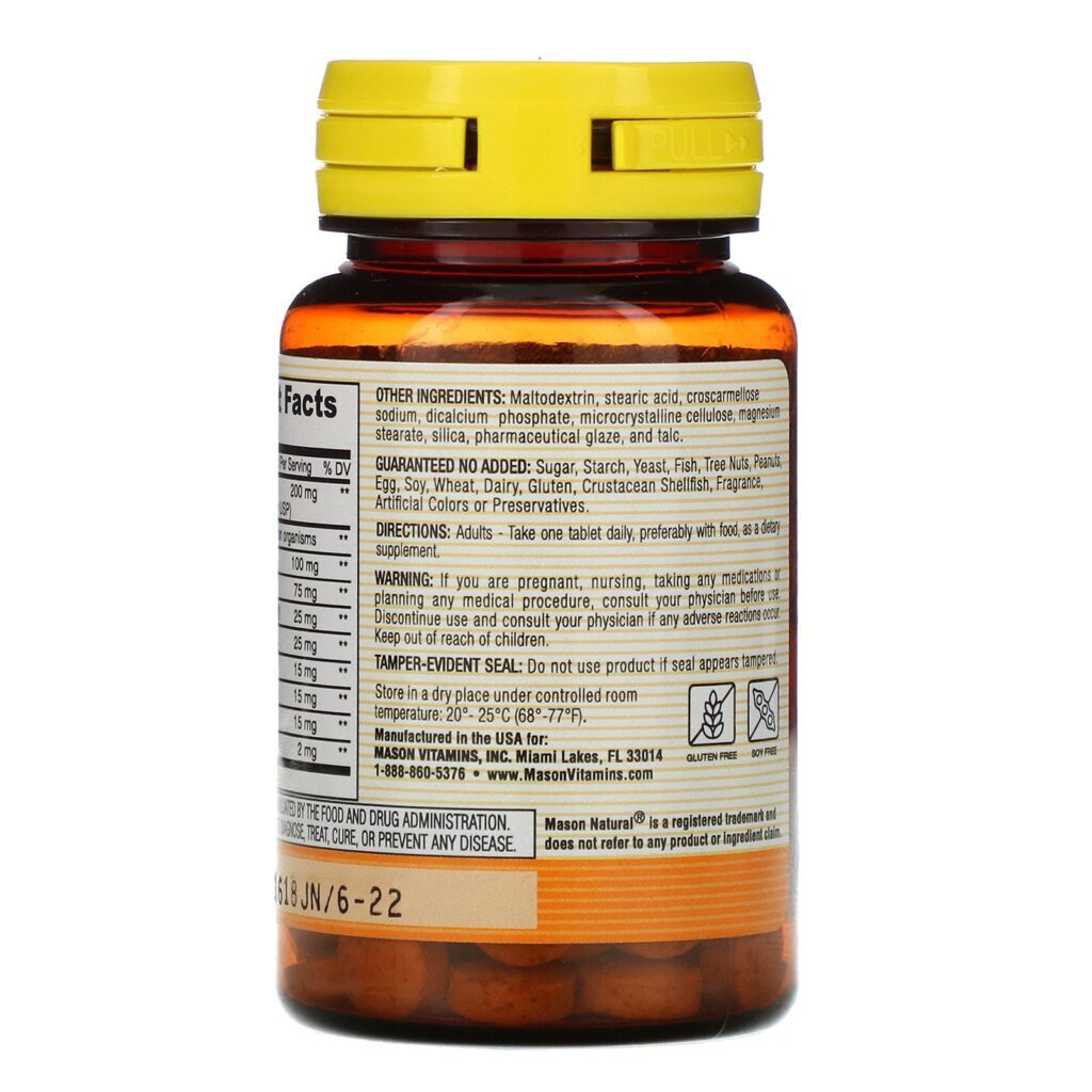 Mason Natural, Enzimas Digestivas, 90 Comprimidos - Imagem 3