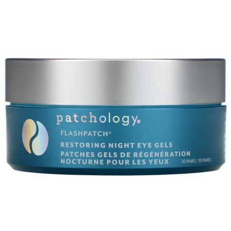 Patchology, FlashPatch Restoring Night Eye Gels, 30 Pairs