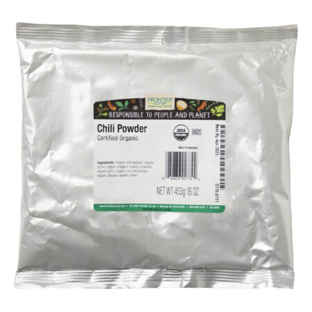 Frontier Natural Products, Pó de Chilli Mistura Orgânica, 16 oz (453 g) - Image 2