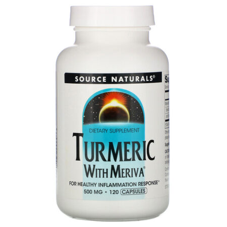 Source Naturals, Complexo de Açafrão com Meriva, 500 mg, 120 Cápsulas