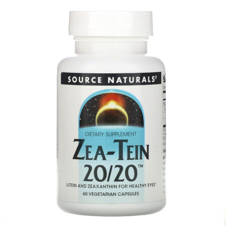 Source Naturals, Zea-Tein 20/20, 60 cápsulas vegetarianas