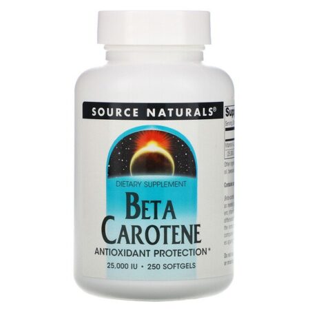 Source Naturals, Betacaroteno, 25.000 UI, 250 Cápsulas Softgel