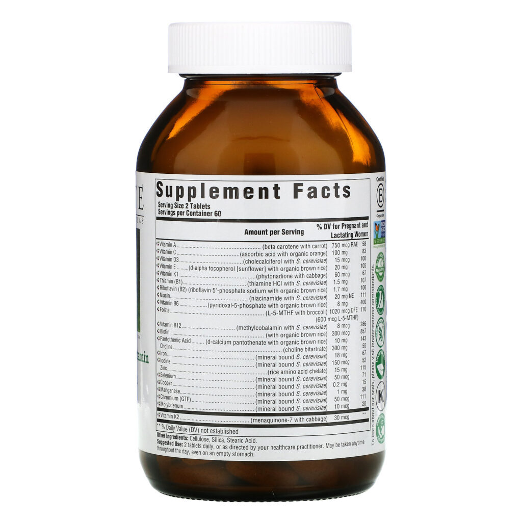 Innate Response Formulas, Multivitamínico Baby & Me, 120 Comprimidos - Imagem 2