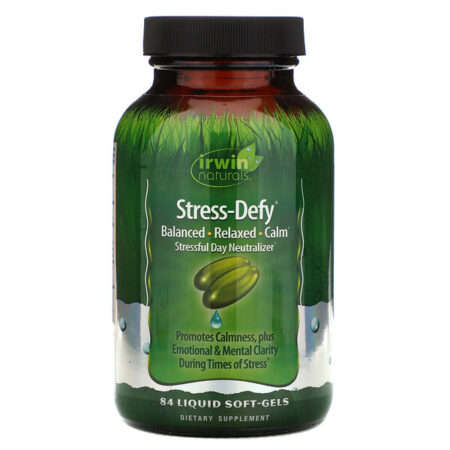 Irwin Naturals, Stress-Defy, 84 Cápsulas Gelatinosas Líquidas