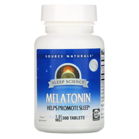 Source Naturals, Sleep Science, Melatonin, 1.0 mg, 300 Tablets