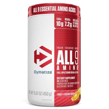 Dymatize Nutrition, All 9 Amino, Explosão de Fusão de Frutas, 450 g