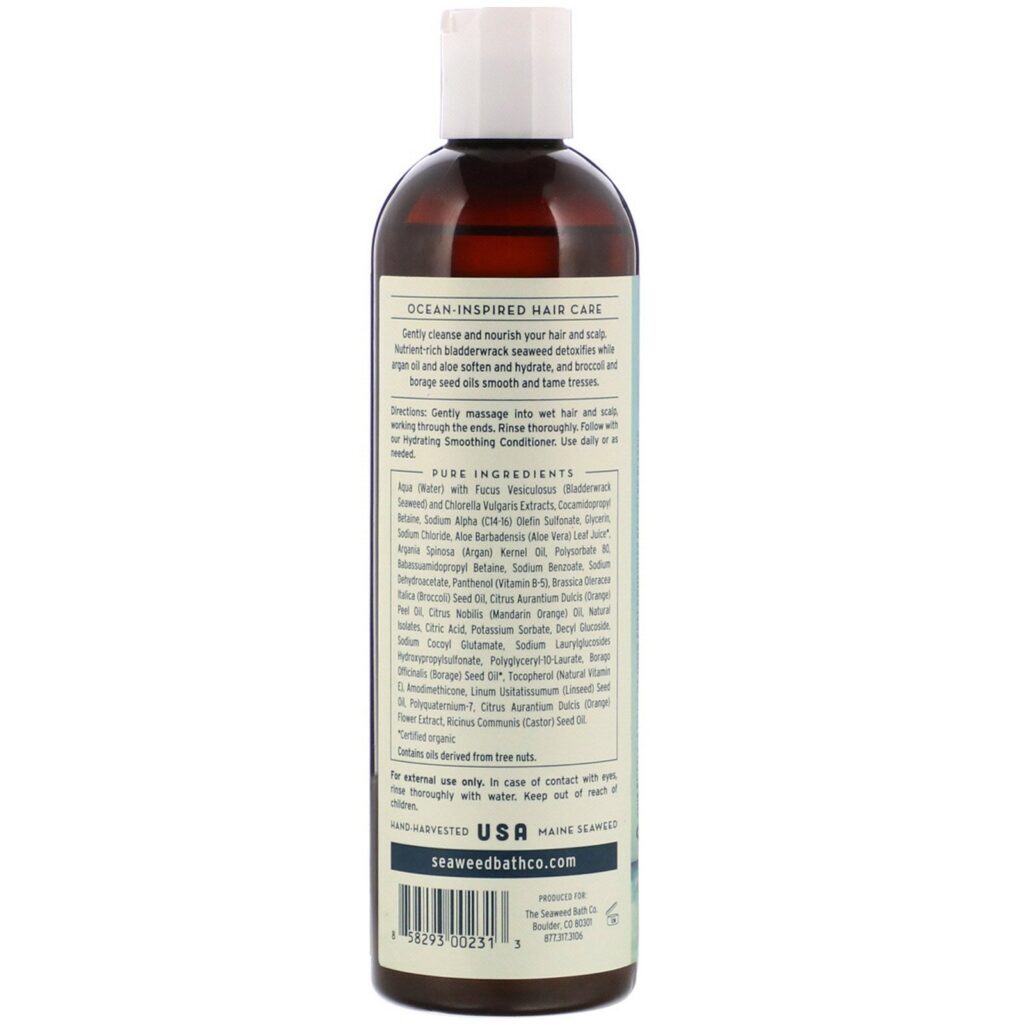 The Seaweed Bath Co., Hydrating Smoothing Shampoo, Citrus Vanilla, 12 fl oz (354 ml) - Imagem 2