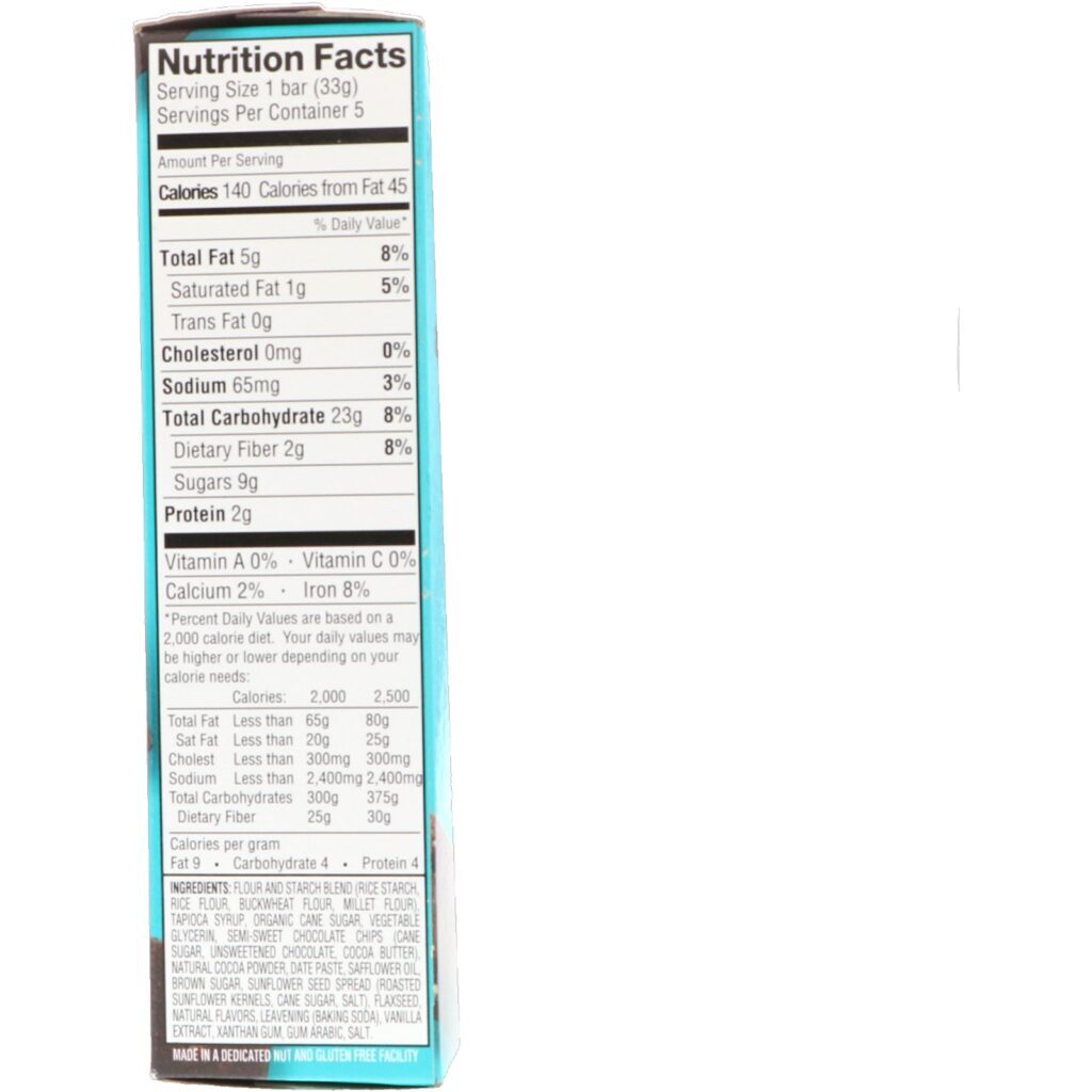 Enjoy Life Foods, Barras Masstigáveis Assadas, Cacau Loco, 5 Barras, 1,15 oz (33g) Cada - Imagem 2