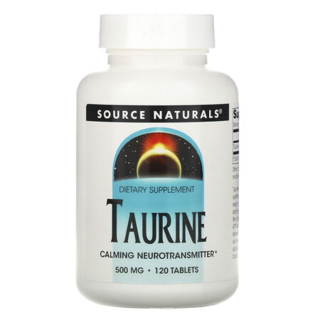 Source Naturals, Taurina, 500 mg, 120 tabletes