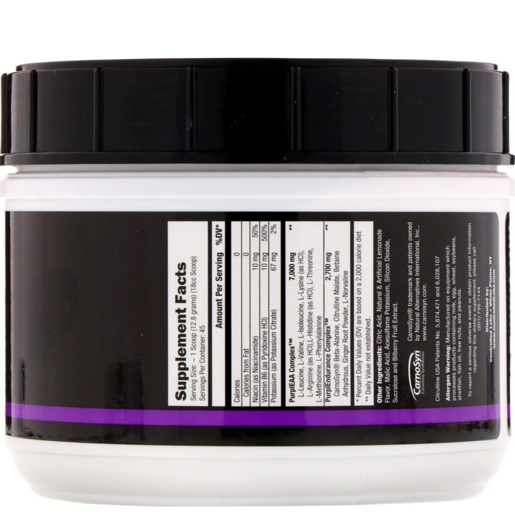 Controlled Labs, Ira Roxa, Limonada Roxa, 1,26 lbs (576 g) - Imagem 2