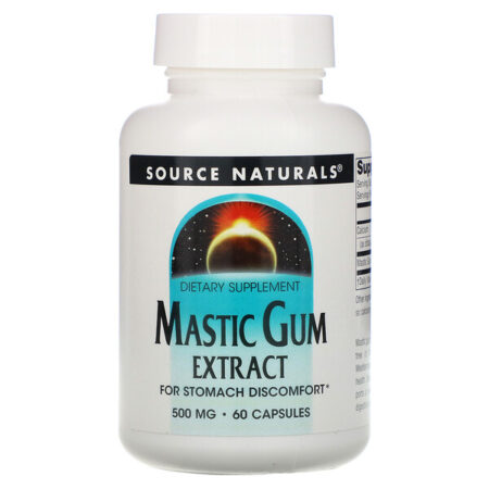 Source Naturals, Mastic Gum Extract, 500 mg, 60 Capsules