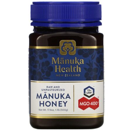 Manuka Health, Mel de Manuka, MGO 400, 500 g (1,1 lb)