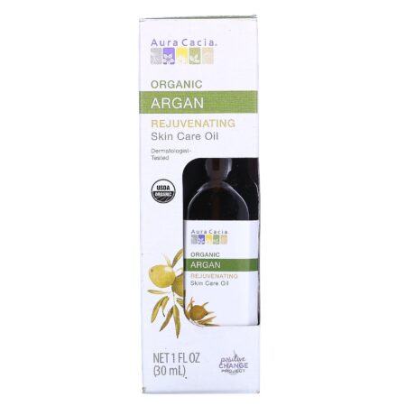 Aura Cacia, Óleo Orgânico para Cuidados da Pele, Rejuvenescedor, Argão, 30 ml - Image 2